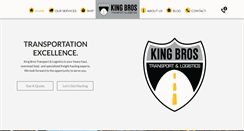 Desktop Screenshot of kingbrostransport.com
